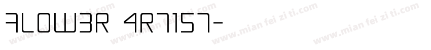 flower artist字体转换